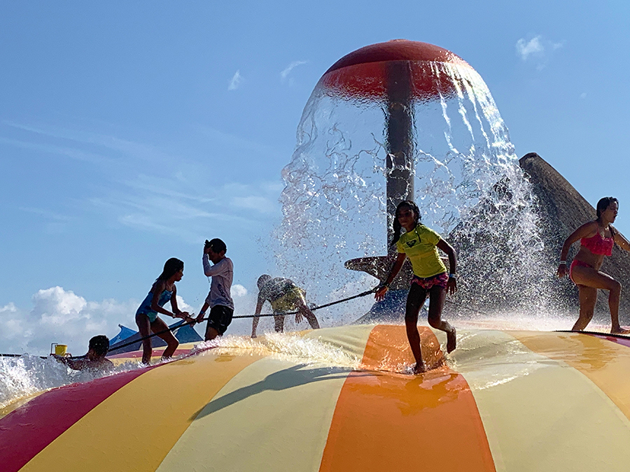 Wet Bubble at Ventura Park, Cancun, Mexico