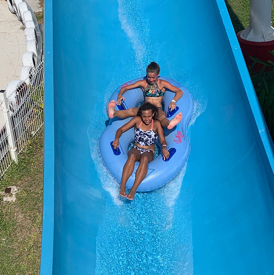 Waterslides at Ventura Park, Cancun, Mexico