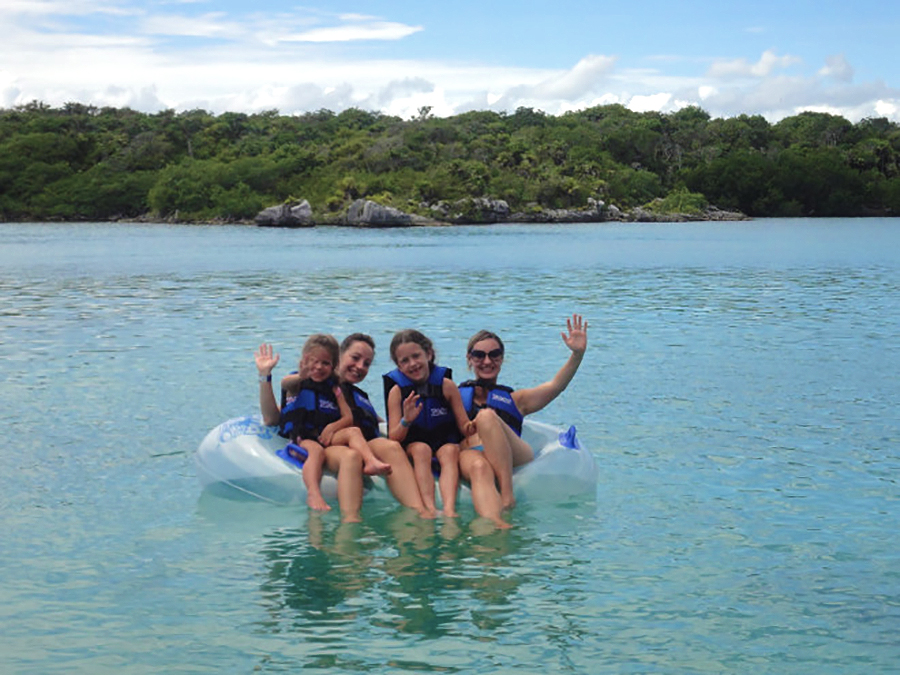 Floating at Xel Ha Park, Playa del Carmen, Riviera Maya