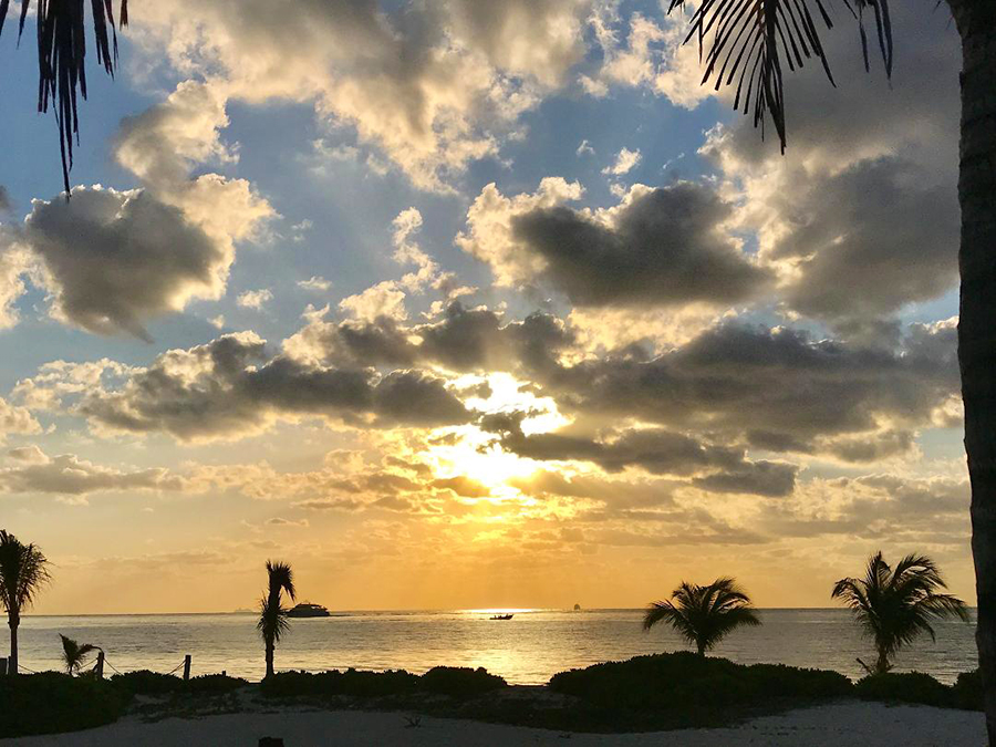 Playa del Carmen Beach at Sunrise