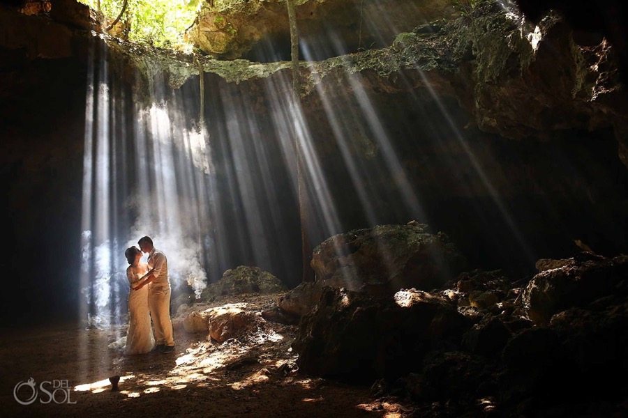 Cenote Photo Shoot in Playa del Carmen, Mexico