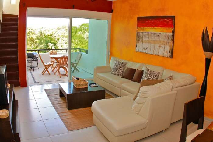 Meridian Condo Rental Playa del Carmen Sofa