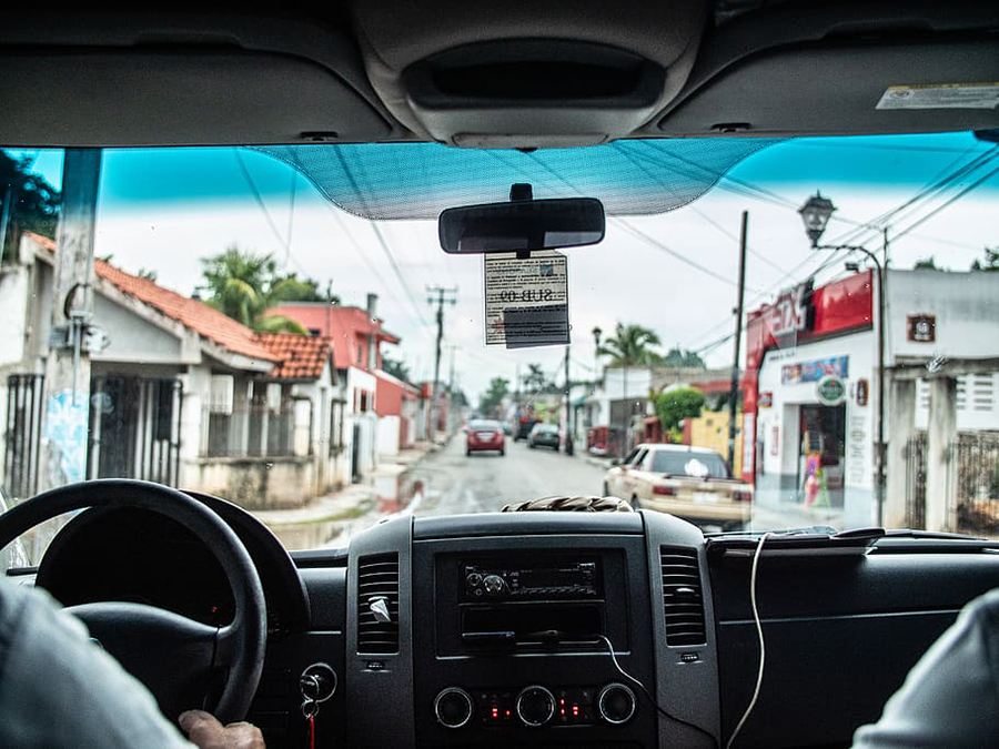 Manejando en Mexico