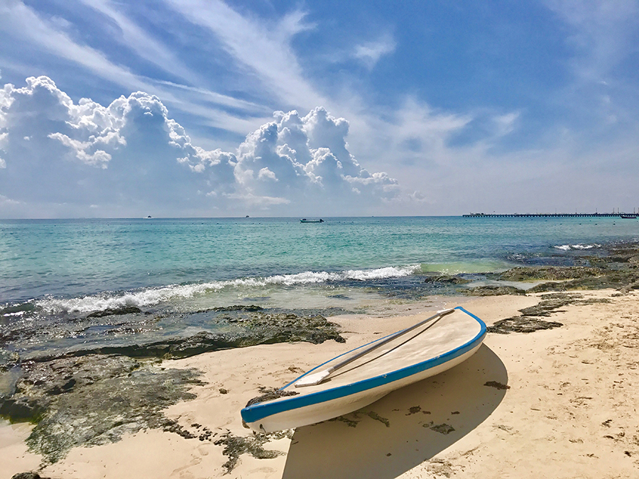 Paddle Boarding in Playa del Carmen, Mexico