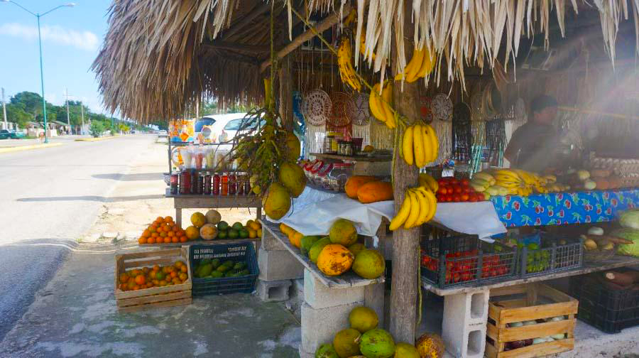 Fruit Stand, Riviera Maya, Mexico