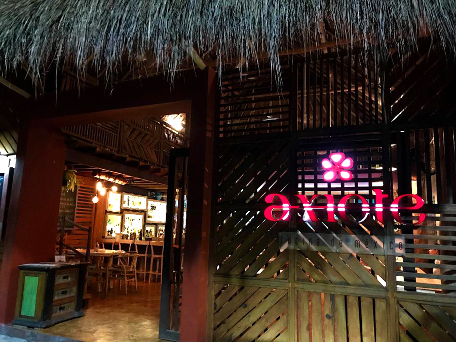 Axiote, upscale authentic Mexican restaurant, Playa del Carmen