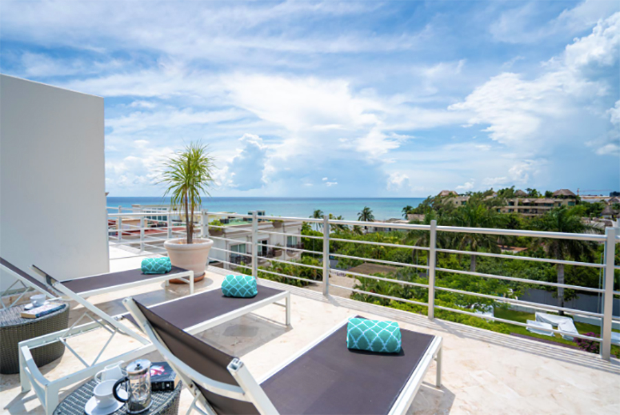 Amor Choza Penthouse at Magia Playa in Playa del Carmen by Bric Vacation Rentals