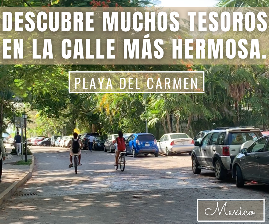 Calle 38: La calle mas hermosa en Playa del Carmen