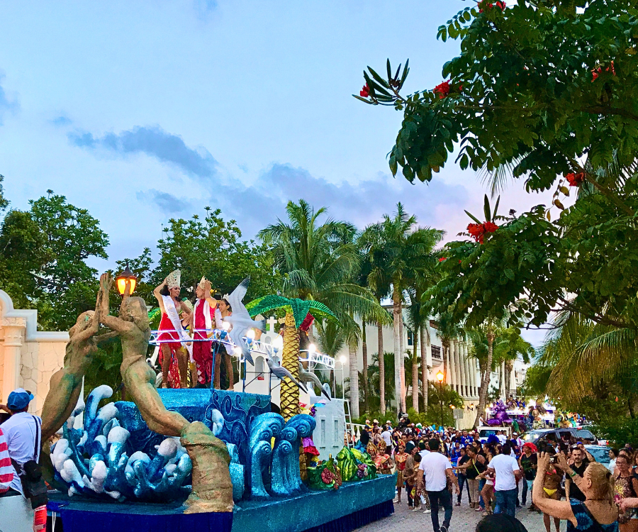 Carnival in Playa del Carmen, Mexico